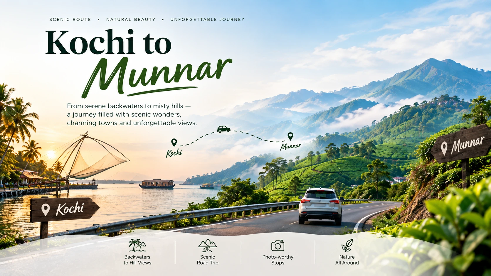 Kochi to Munnar