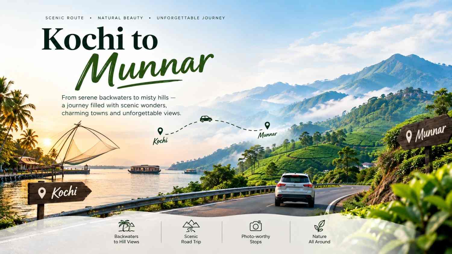 Kochi to Munnar